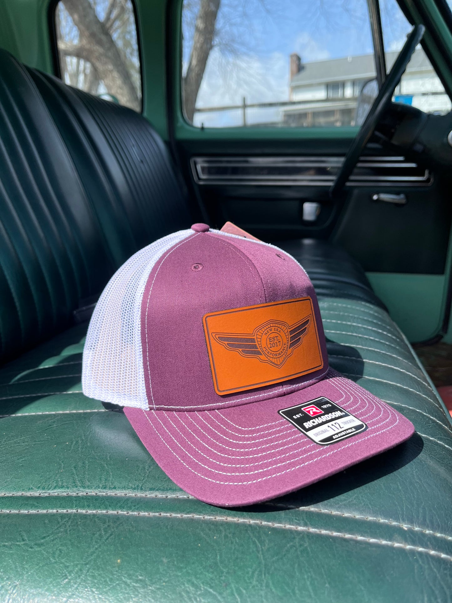 Leather Patch Cap