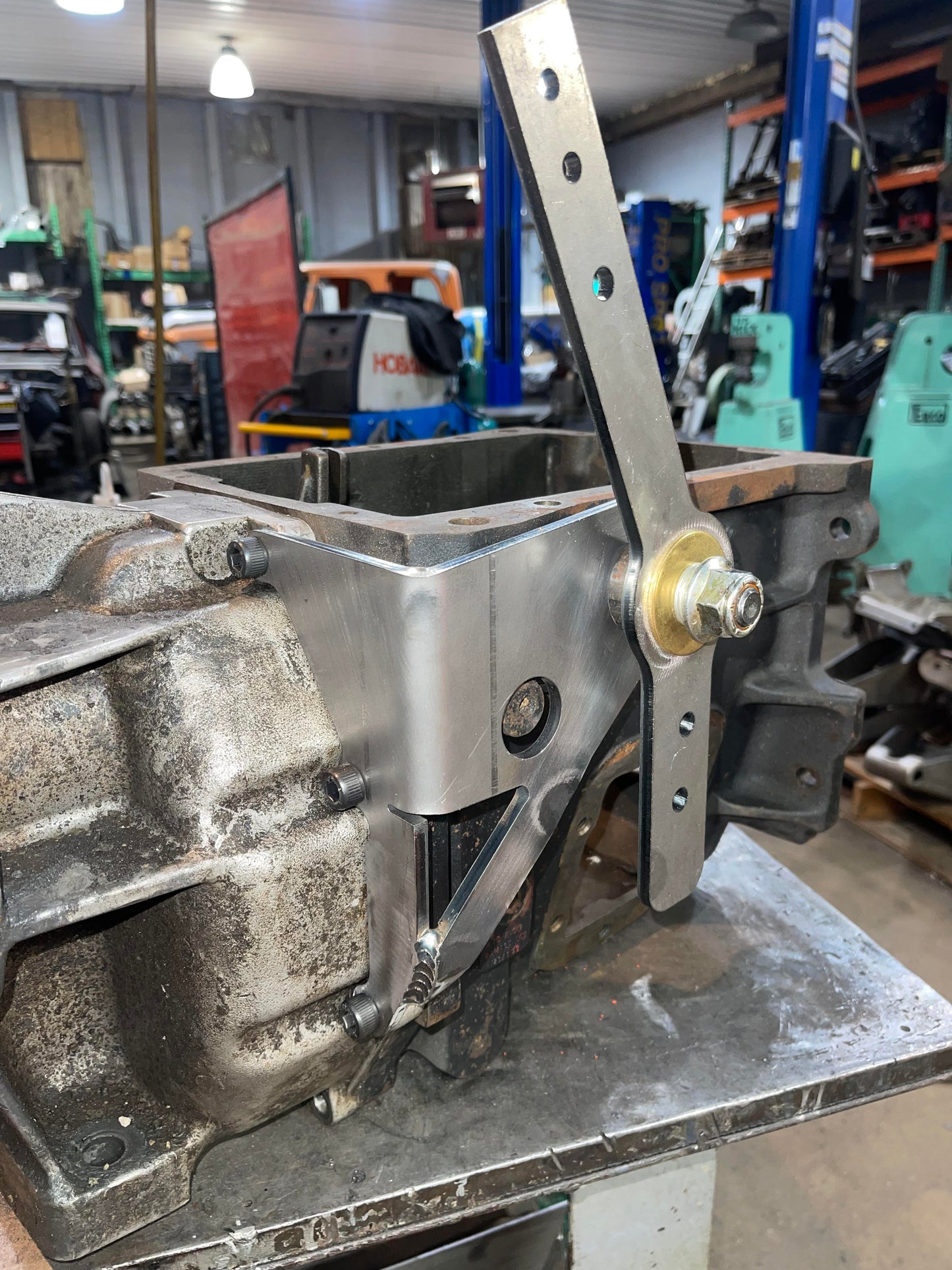 Dodge NV4500 4x4 Shifter Bracket and Lever Assembly