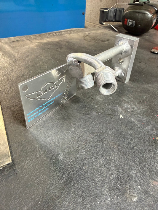 1991-1993 Dodge Ram AC condenser adapter manifold